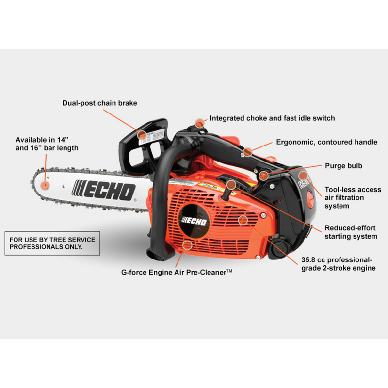 Echo 35.8CC CHAINSAW W/14